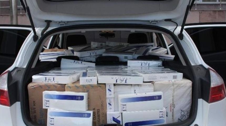 Yozgat Emniyeti 96 Bin Paket Ka&ccedil;ak Sigara Yakaladı