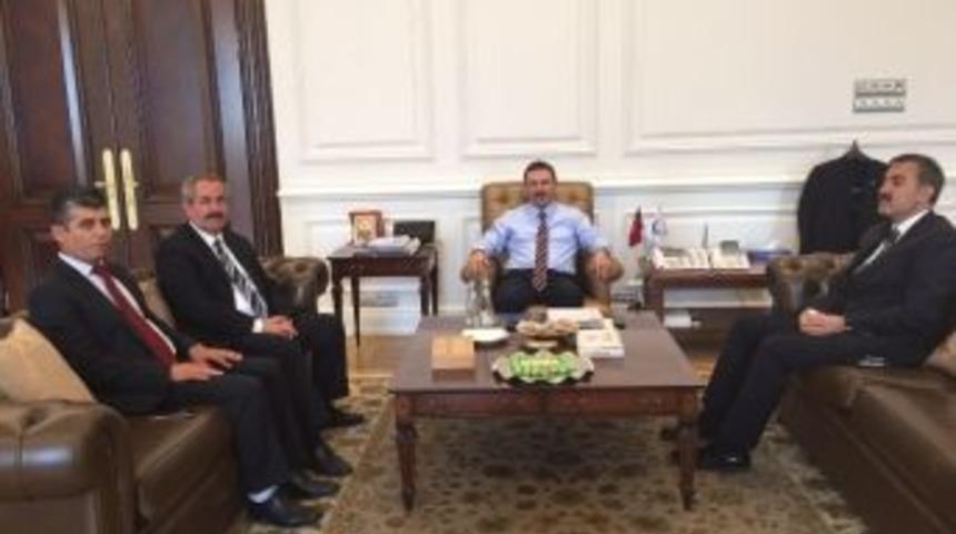 Başkan G&uuml;rsoy&rsquo;dan İ&ccedil;işleri Bakanı Altınok&rsquo;a Ziyaret