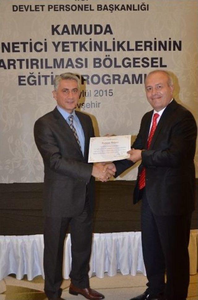 Devlet Personel Başkanlığı’nın Bölgesel Eğitim Programı’na Kayseri’den 26 Yönetici Katıldı