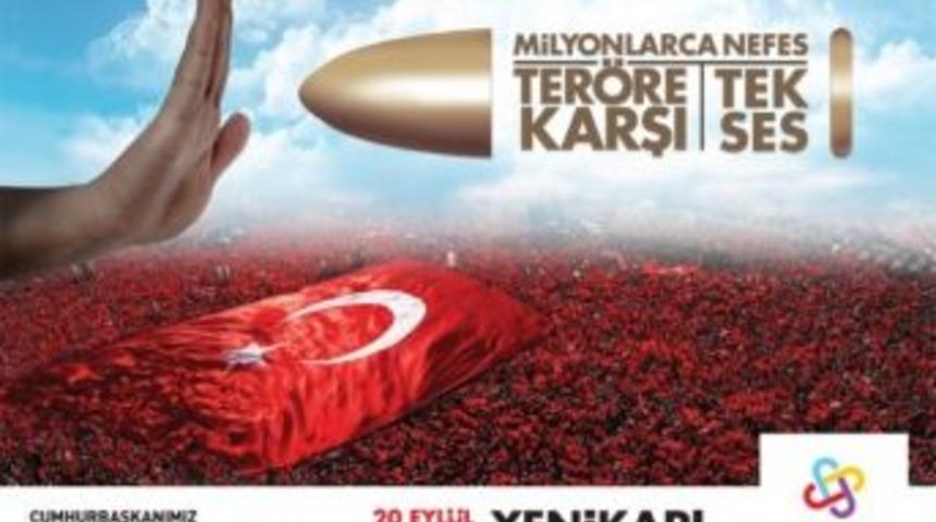 Devletin Zirvesi &rsquo;ter&ouml;re Karşı Tek Ses&rsquo; Mitingine Katılacak