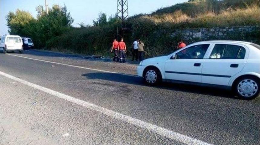Kuşadası&rsquo;nda Trafik Kazası 1 &Ouml;l&uuml;, 3 Yaralı