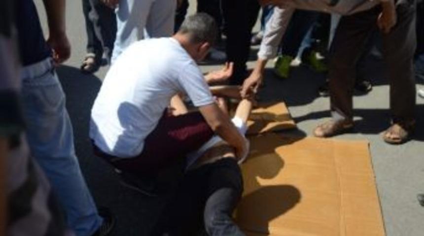 Otomobil Bisiklete &Ccedil;arptı: 1 Yaralı