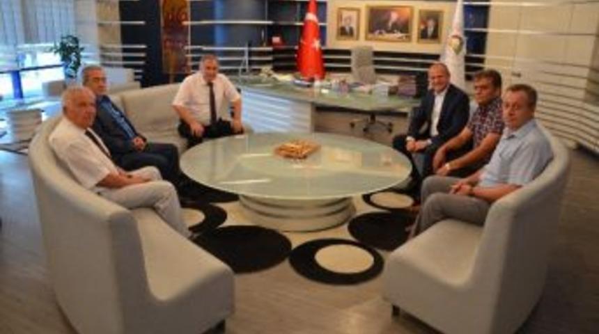 D&uuml;zce Ve Bolu İl Başkanları Bir Araya Geldi