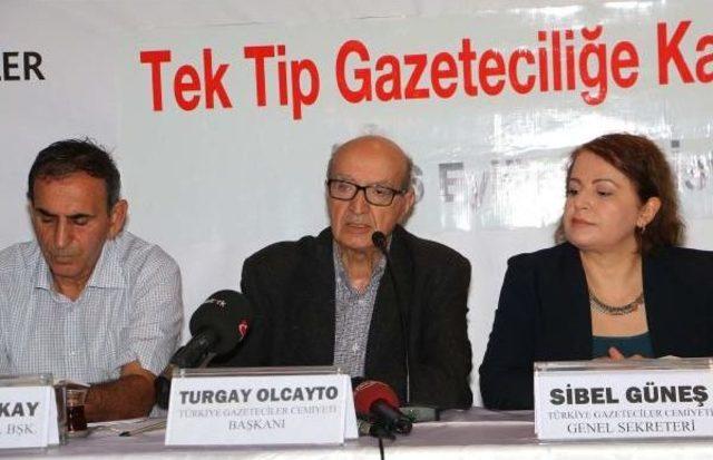 Tgc Başkanı Olcayto: Türkiye Çok Seslilikten Tek Sesliliğe Gidiyor