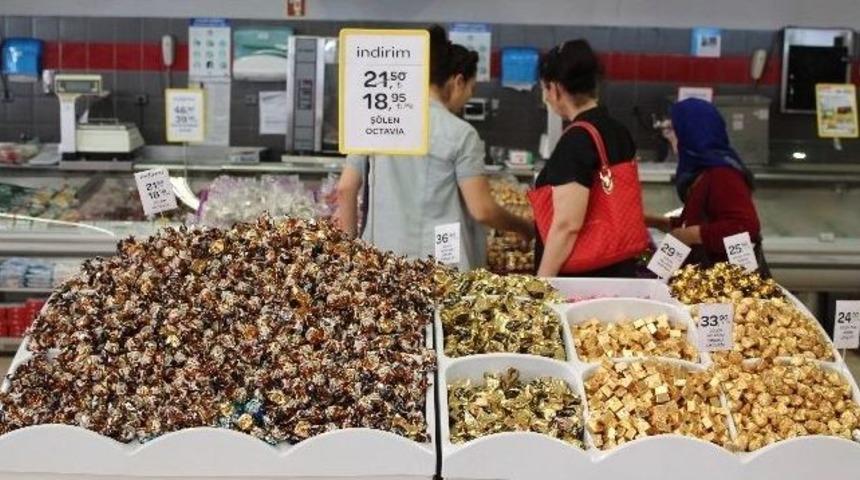 Bayramın Vazge&ccedil;ilmezi &rsquo;şeker&rsquo; Tezgahta