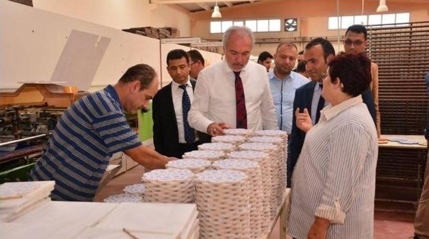 Başkan Sara&ccedil;oğlu&rsquo;ndan 1. Osb&rsquo;deki Fabrikalara Ziyaret