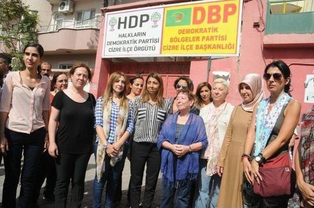 Barış İçin Kadın Girişimi Cizre’ye Geldi