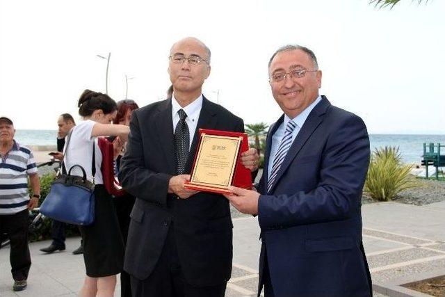 İntihar Eden Japon M&uuml;hendis Anısına Yapılan Anıt T&ouml;renle A&ccedil;ıldı 1