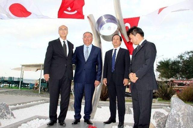 İntihar Eden Japon M&uuml;hendis Anısına Yapılan Anıt T&ouml;renle A&ccedil;ıldı 2