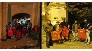 Ak Parti Gençlik Kolları İlçe Ve Belde Teşkilatları Türk Bayrağı Dağıttı