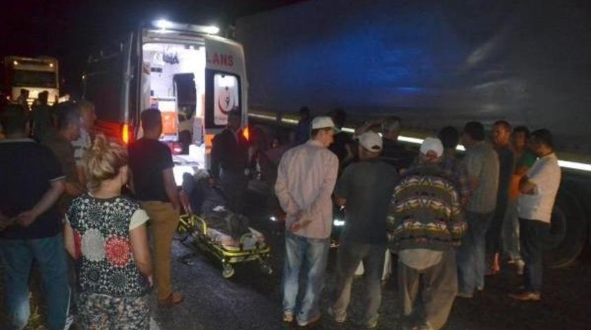 İlk M&uuml;dahaleyi Hakem İlker Meral Yaptı, Kazazede Kurtarılamadı