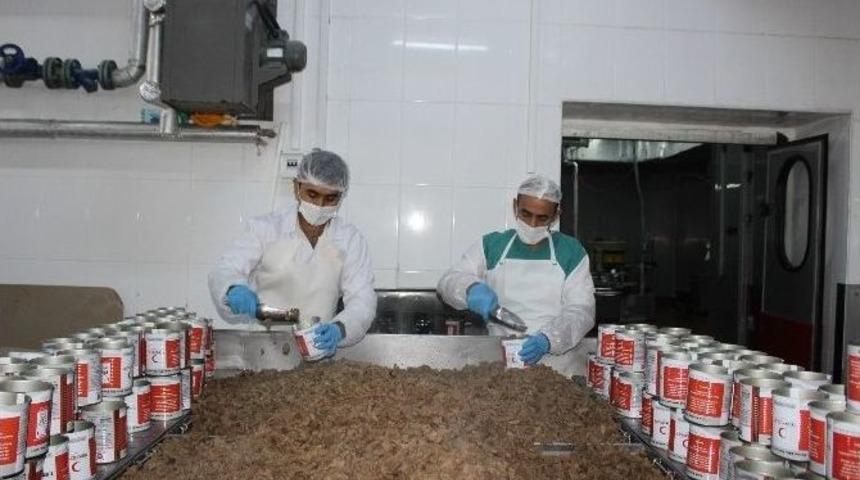 Et Ve Süt Kurumu, Kızılay’ın Kurbanlarını Kavurma Yapıyor