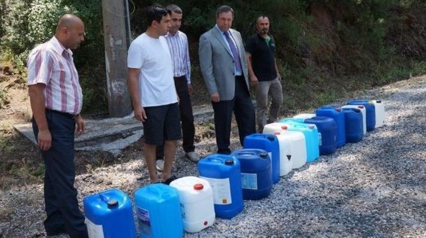 Yangın Bidonları Hırsızların Hedefi Oldu