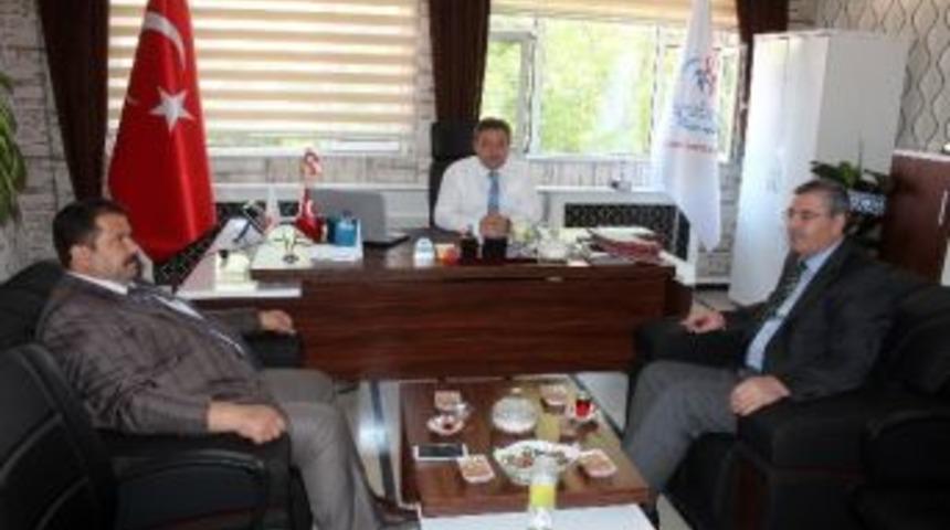Milli Eğitim M&uuml;d&uuml;r&uuml; Dursun&rsquo;dan Alp&rsquo;a Ziyaret