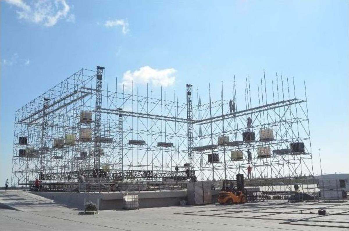 Yenikapı&rsquo;da Miting Hazırlığı