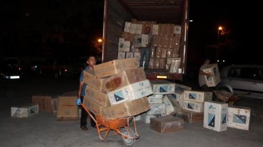 Tır'da 500 Bin Ka&ccedil;ak Sigara Ele Ge&ccedil;ti