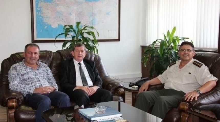 Başkan Revi, Trabzon İl Jandarma Komutanı Okşit&rsquo;i Ziyaret Etti