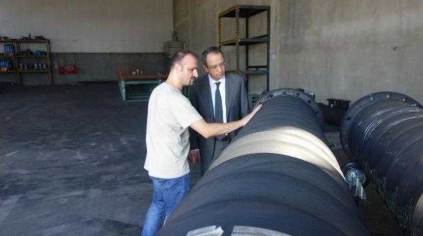 &Ccedil;erkezk&ouml;y Kaymakamı Kubilay Fabrika Ziyareti Ger&ccedil;ekleştirdi