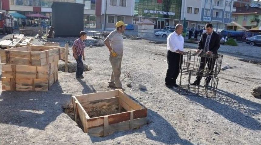 Bayat&rsquo;ta Sebze Pazarı Yapımına Başlandı