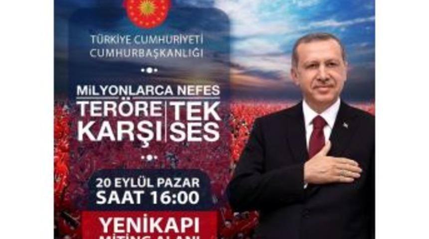 Cumhurbaşkanı Erdoğan&rsquo;dan Yenikapı&rsquo;ya Tweetli Davet