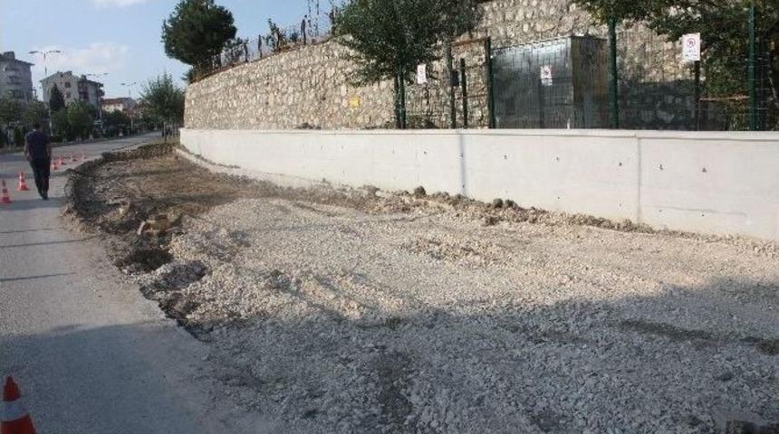 Kastamonu&rsquo;da Cezaevi Rampasında Yol Genişletme &Ccedil;alışmaları S&uuml;r&uuml;yor