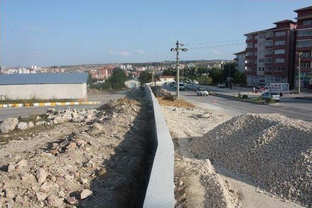 Kastamonu’da Cezaevi Rampasında Yol Genişletme Çalışmaları Sürüyor