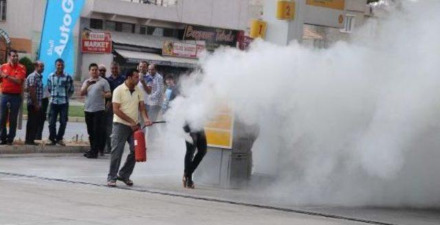 Akaryakıt Istasyonunda Yangın Tatbikatı 1