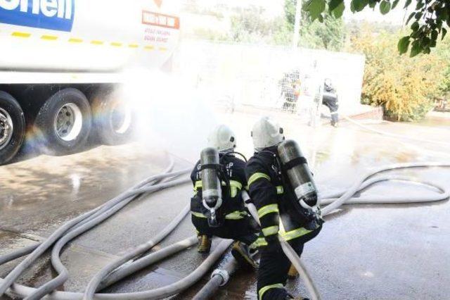 Akaryakıt Istasyonunda Yangın Tatbikatı 2