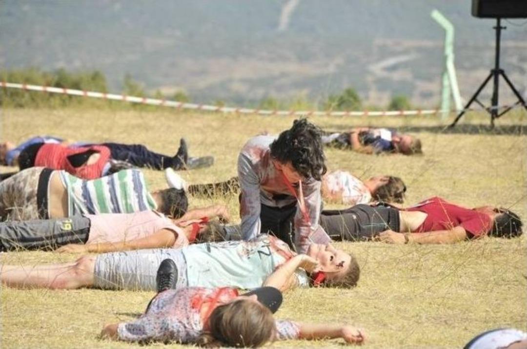 Manisa&rsquo;da U&ccedil;ak Kazası Tatbikatı