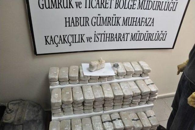 Habur’da 7 Milyon Tl Değerinde Uyuşturucu Ele Geçirildi 2
