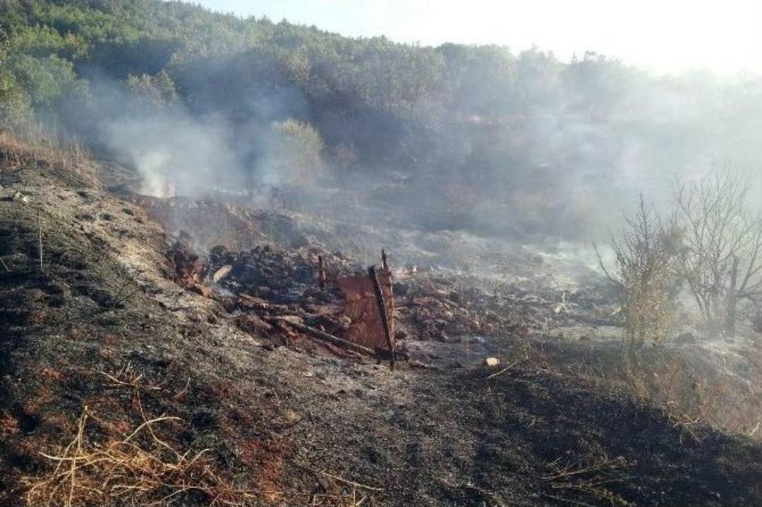 G&uuml;m&uuml;şhane&rsquo;de Korkutan Yangın