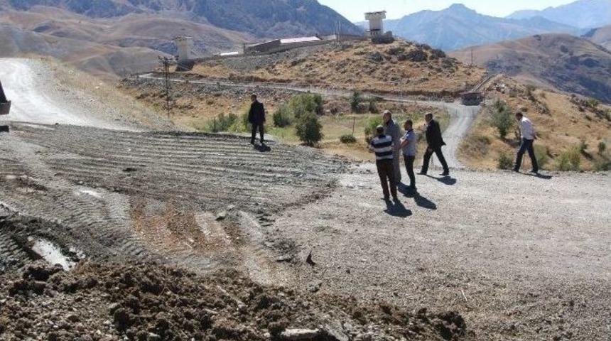 Durankaya&rsquo;daki Patlamada Tahrip Olan Yol Onarıldı