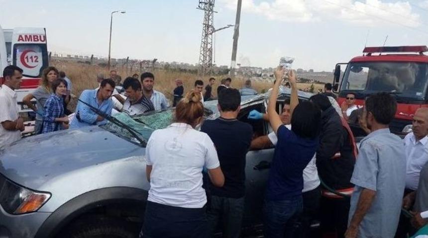 Ankara&rsquo;da Trafik Kazası: 5 Yaralı