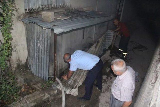 Bodrum Kattaki Yangın Korkuttu 1