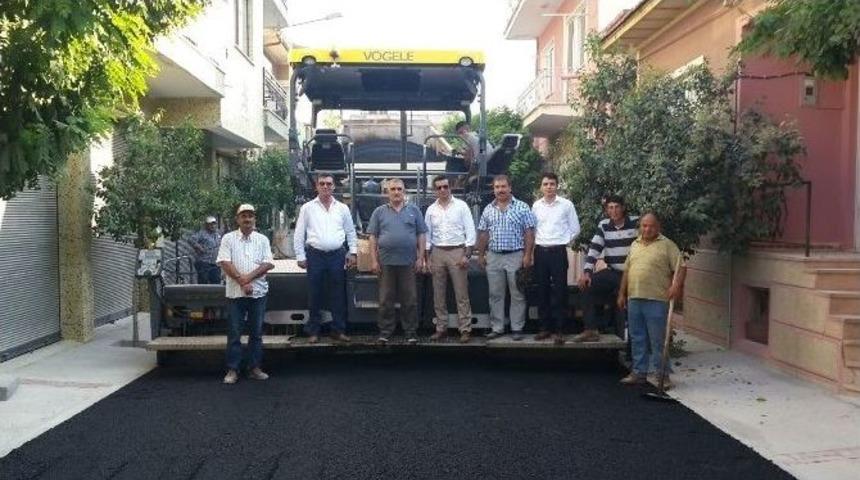 Germencik Belediyesinden Bayram &Ouml;ncesi Asfalt Hamlesi