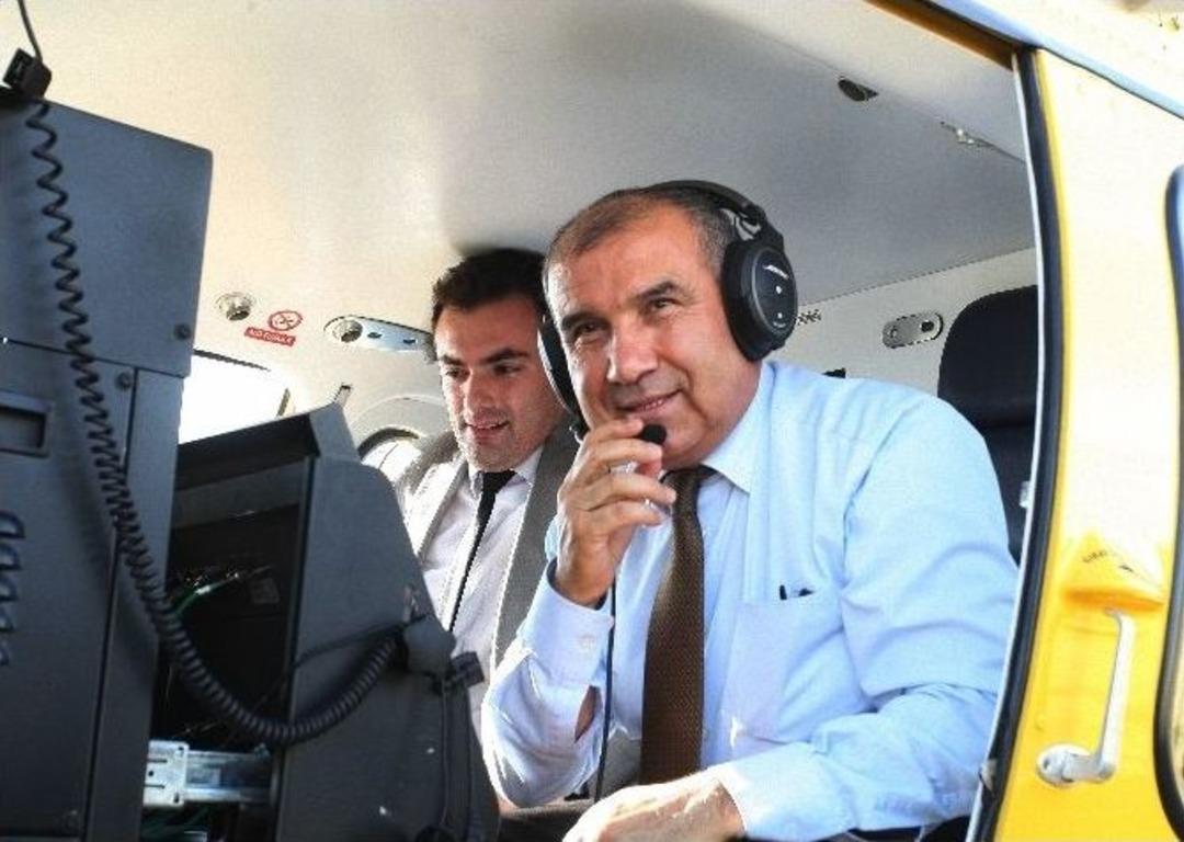 Bakan Alaboyun&rsquo;dan Enerji Hatlarına Helikopterli Denetim
