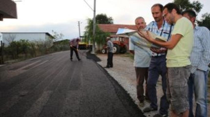 Karadavut Mahallesinde Asfalt &Ccedil;alışmaları Tamamlandı