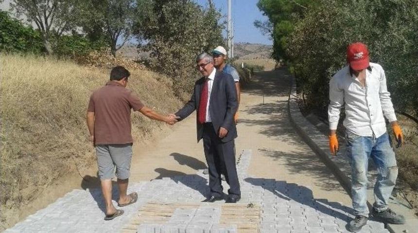 K&ouml;pr&uuml;başı&rsquo;nın Mezarlık Yolları Yenileniyor