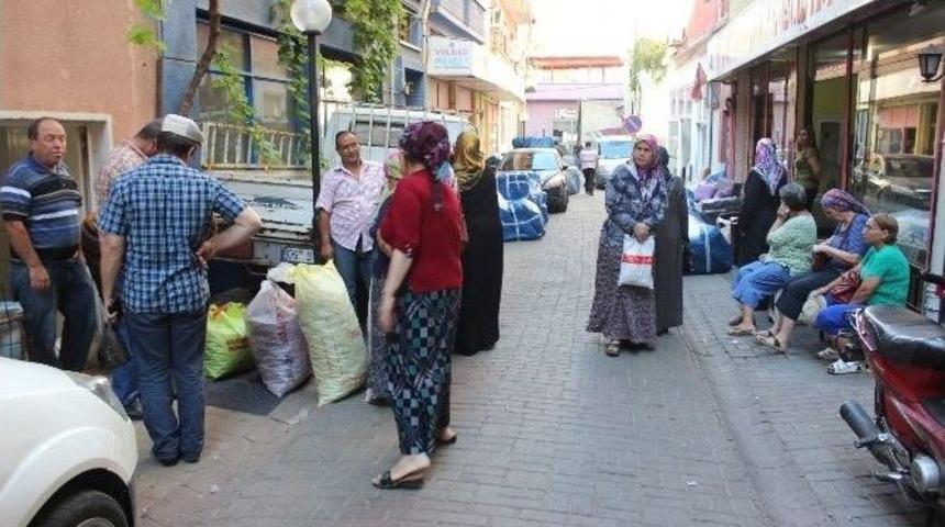 Ev Hanımları Doğallaştı Değirmende Uzun Kuyruk Oluştu