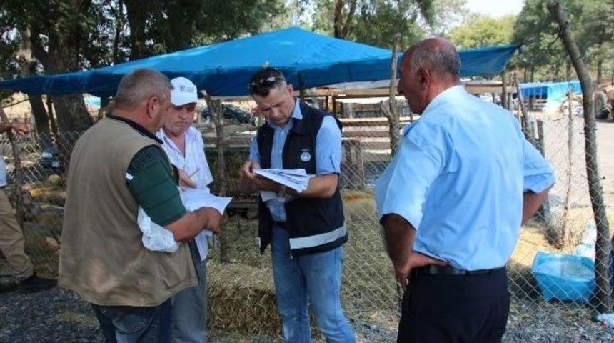 Kurban Pazarına Zabıta Ve Veteriner Denetimi