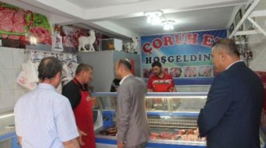 Gıda Tarım Ve Hayvancılık İl M&uuml;d&uuml;rl&uuml;ğ&uuml;nde Kurban &Ouml;ncesi Kasaplara Ziyaret