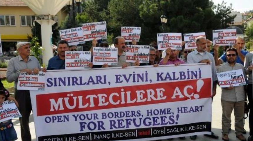 Tokat'ta 'm&uuml;ltecilere Destek' &Ccedil;ağrısı