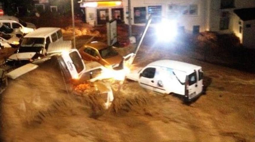 Bodrum'da Bayram &Ouml;ncesi Sel Felaketi