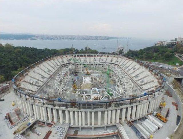 Vodafone Arena da Çatı Iskeleti Tamamlandı 1