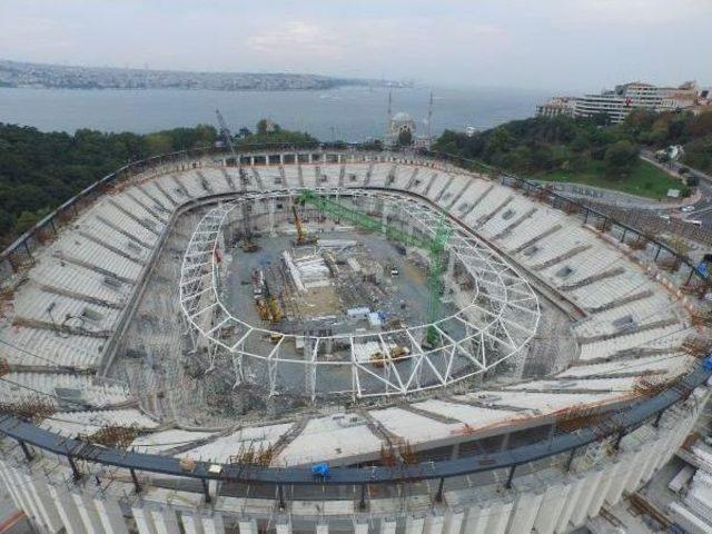 Vodafone Arena da Çatı Iskeleti Tamamlandı 2