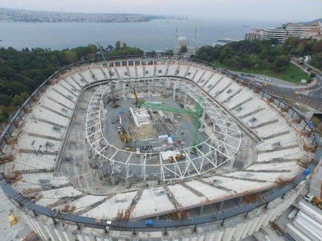 Vodafone Arena da Çatı Iskeleti Tamamlandı 3