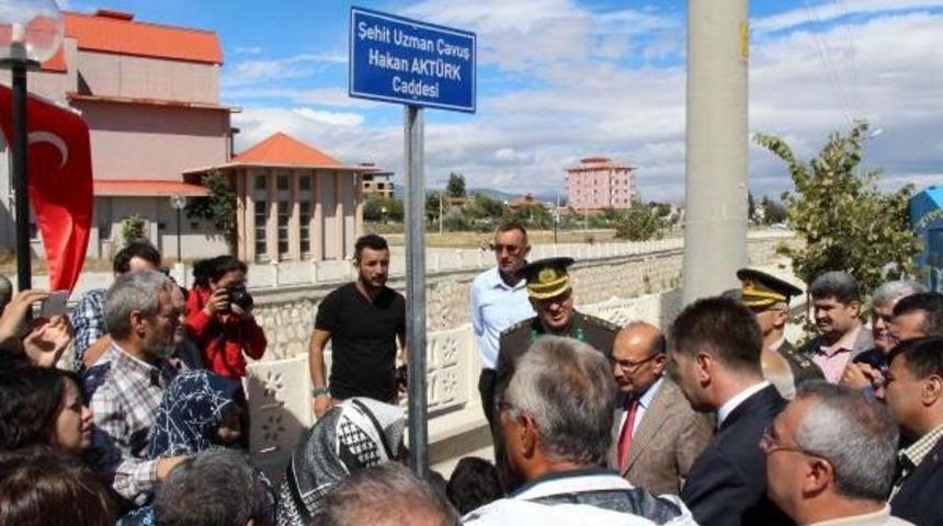 Burdur'da, Şehidin Adı Caddeye Verildi