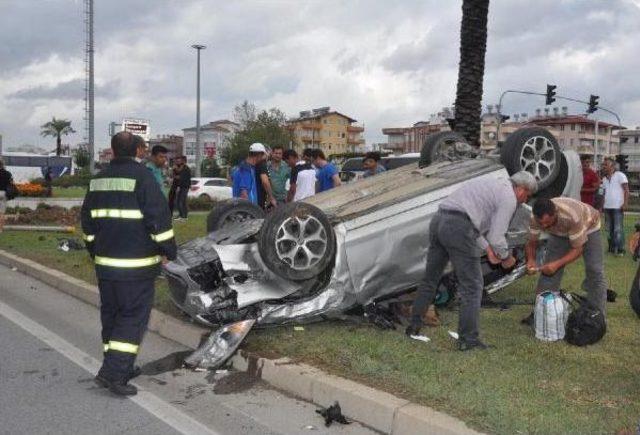 Manavgat’Ta Trafik Kazası: 4 Yaralı