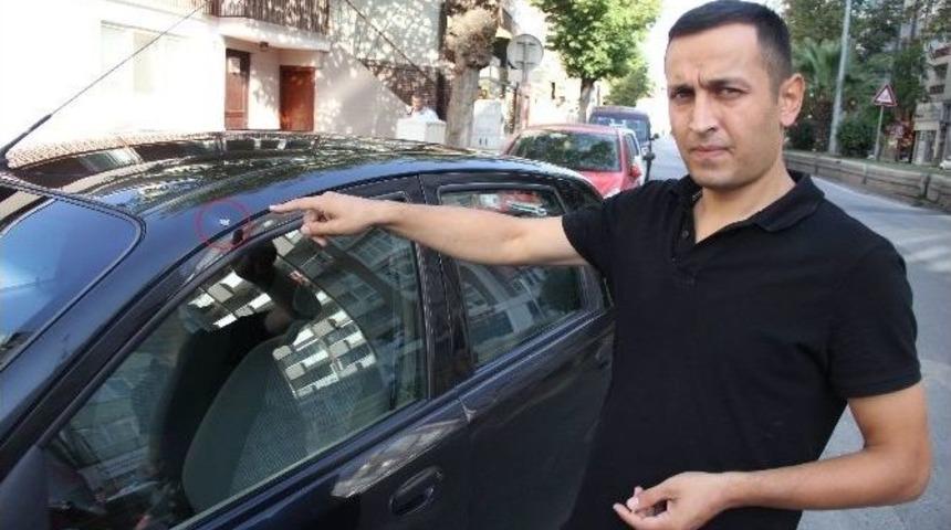 Maganda Kurşunu Seyir Halindeki Otomobile İsabet Etti