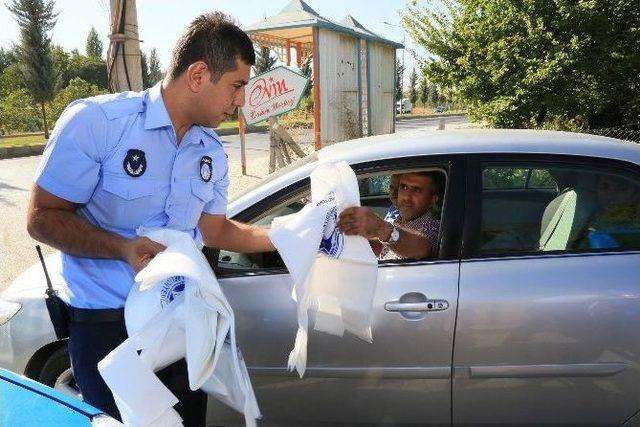 Battalgazi Belediyesi Kasap &Ouml;nl&uuml;ğ&uuml; Ve Et Poşeti Dağıttı 1